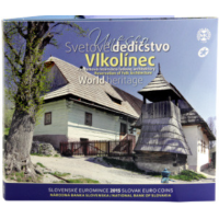 Slovacchia Serie di monete in euro FDC 2015 - UNESCO in Slovacchia - Vlkolínec
