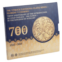 Slovacchia Serie di monete in euro FDC 2025 - 700° anniversario dell'introduzione della moneta d'oro - il fiorino