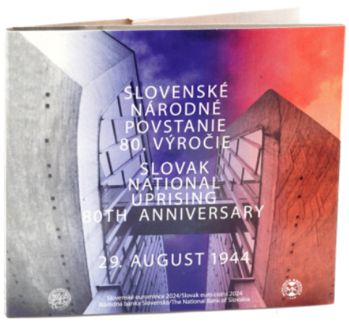 Slovacchia Serie di monete in euro FDC 2024 - 80° anniversario della rivolta nazionale slovacca
