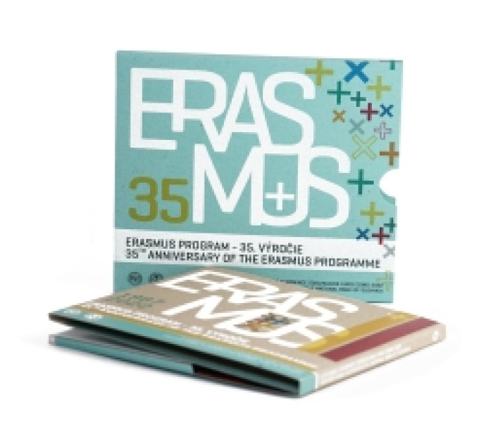 Slovacchia Serie di monete in euro FDC 2022 - 35 anni del programma Erasmus