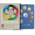 Slovacchia Euro set proof 2022 - Giochi Olimpici Invernali - Pechino 2022