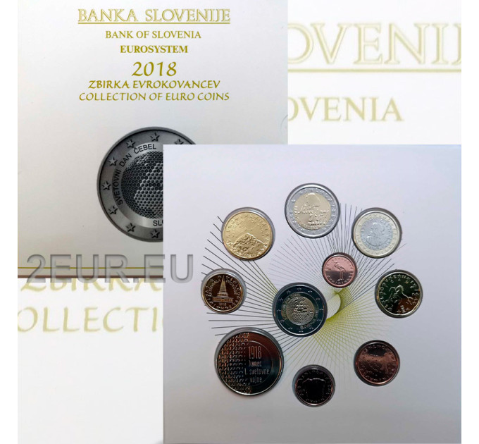 Slovenia Euro set FDC 2018