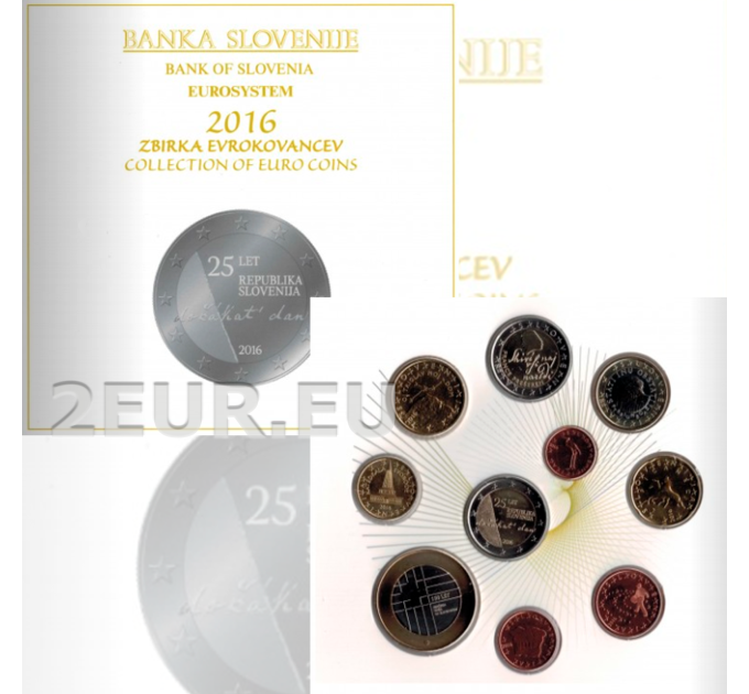 Slovenia Euro set FDC 2016