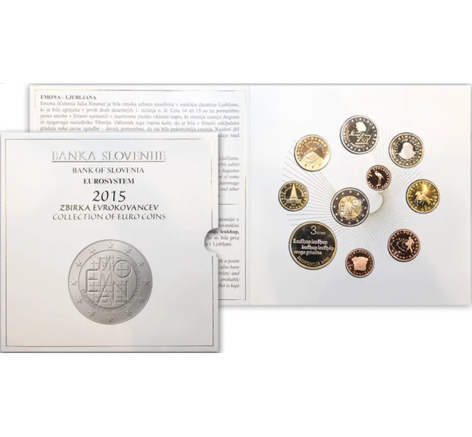 Slovenia Euro set FDC 2015