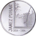  Slovenia 30 euro  argento proof 2014 - 200° anniversario della nascita del fotografo Janez Puhar