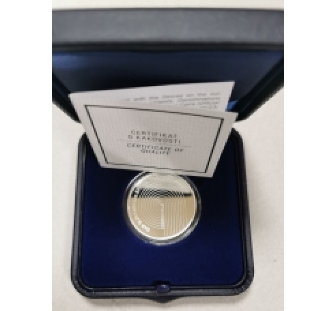  Slovenia 30 euro  argento proof 2023 - Festa nazionale Giornata sportiva slovena