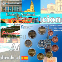 Spagna Set Euro FDC 2016 - Asturie