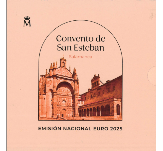 Spagna Set Euro FDC 2025 - Sito Patrimonio dell'Umanità UNESCO - Città vecchia di Salamanca