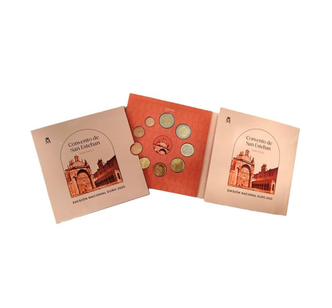 Spagna Set Euro FDC 2025 - Sito Patrimonio dell'Umanità UNESCO - Città vecchia di Salamanca