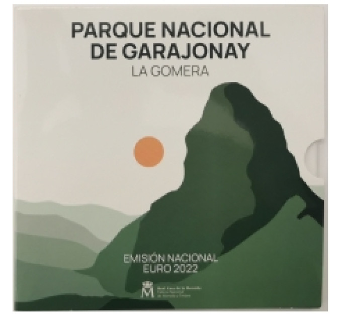 Spagna Set Euro FDC 2022 - Parco Nazionale di Garajonay
