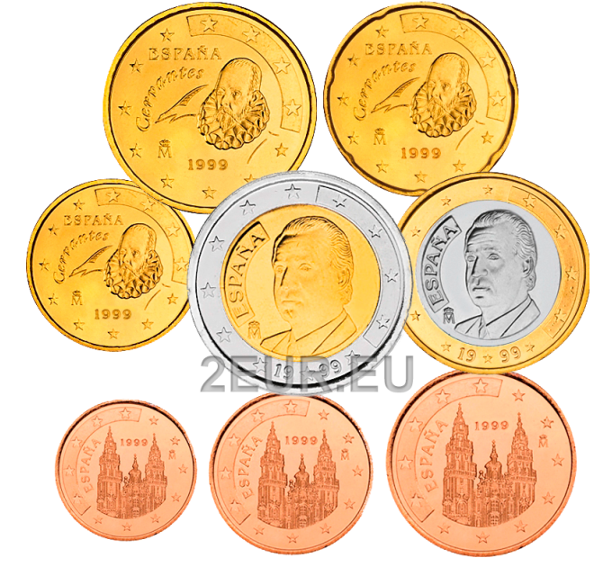 Spagna Set Euro UNC 1999
