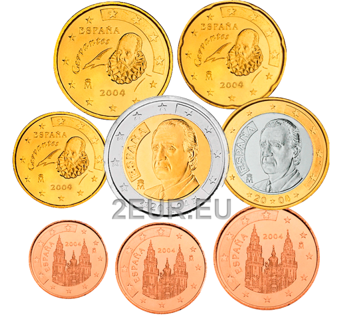 Spagna Set Euro UNC 2004