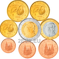 Spagna Set Euro UNC 2008