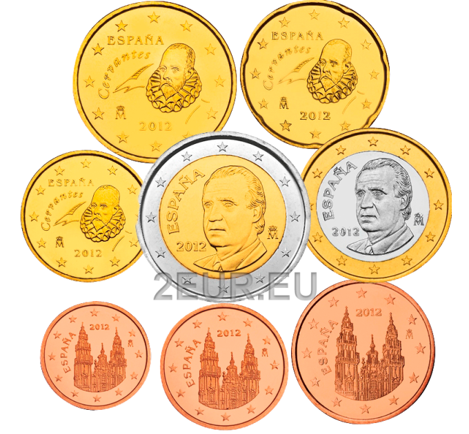 Spagna Set Euro UNC 2012