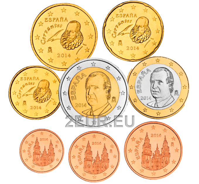Spagna Set Euro UNC 2014
