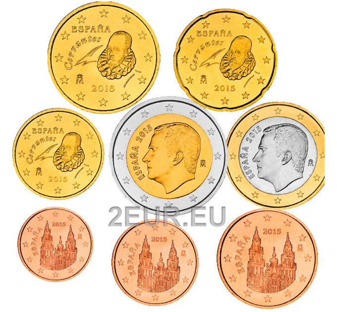 Spagna Set Euro UNC 2015