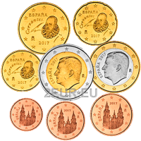 Spagna Set Euro UNC 2016
