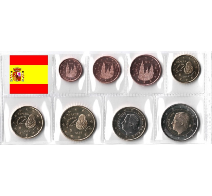 Spagna Set Euro UNC 2019