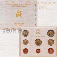 Vaticano set BU 2005 - Serie di monete in Euro - Sede Vacante
