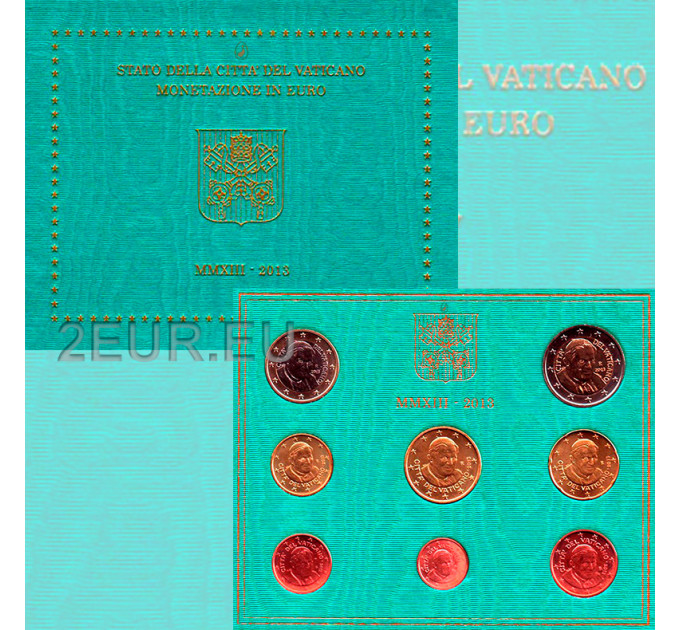 Vaticano set BU 2013 - Serie di monete in Euro