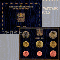 Vaticano set BU 2014 - Serie di monete in Euro