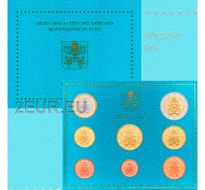 Vaticano set BU 2019 - Serie di monete in Euro