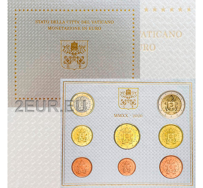 Vaticano set BU 2020 - Serie di monete in Euro
