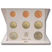 Vaticano set BU 2025 - Serie di monete in Euro