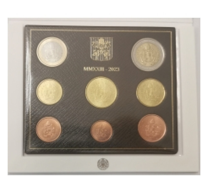 Vaticano set BU 2023 - Serie di monete in Euro