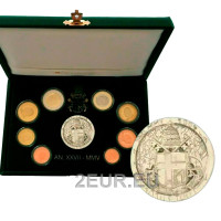 Vaticano set proof 2005 - Serie di monete in Euro