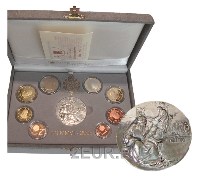 Vaticano set proof 2006 - Serie di monete in Euro
