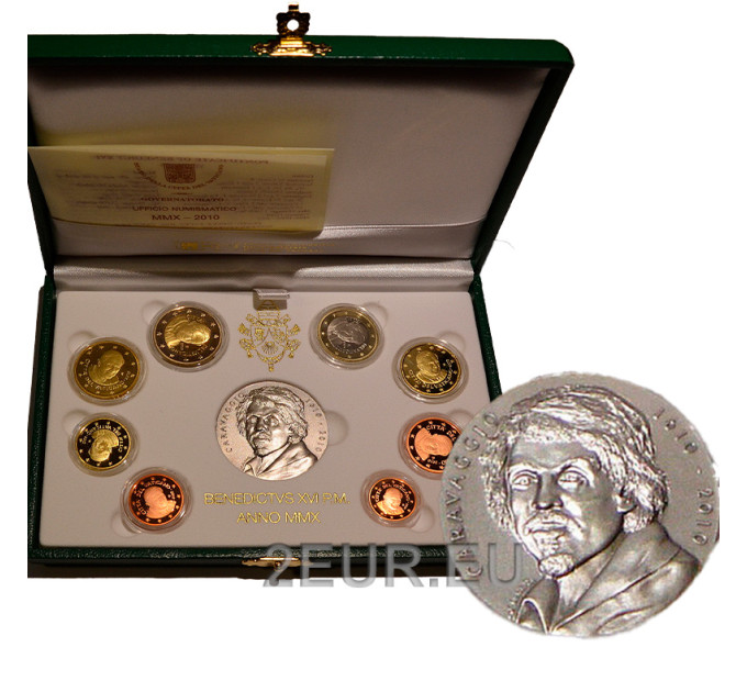 Vaticano set proof 2010 - Serie di monete in Euro