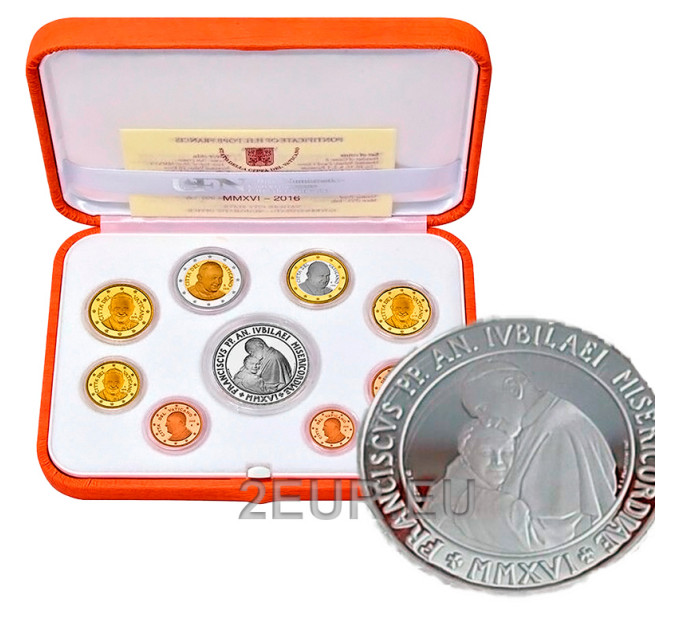 Vaticano set proof 2016 - Serie di monete in Euro