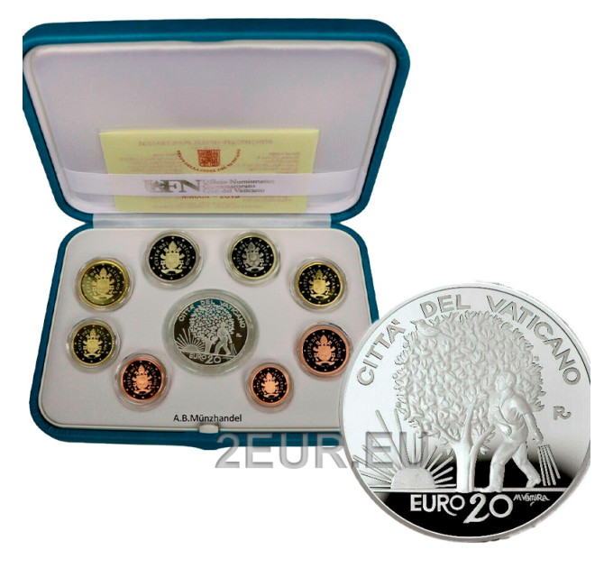 Vaticano set proof 2019 - Serie di monete in Euro