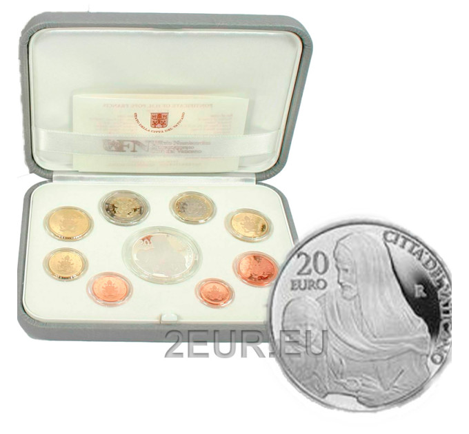 Vaticano set proof 2020 - Serie di monete in Euro