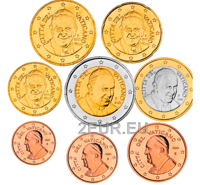 Vaticano set UNC 2016 - Serie di monete in Euro