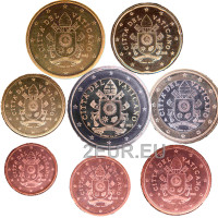 Vaticano set UNC 2018 - Serie di monete in Euro