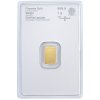 1g Lingotto d'oro Heraeus