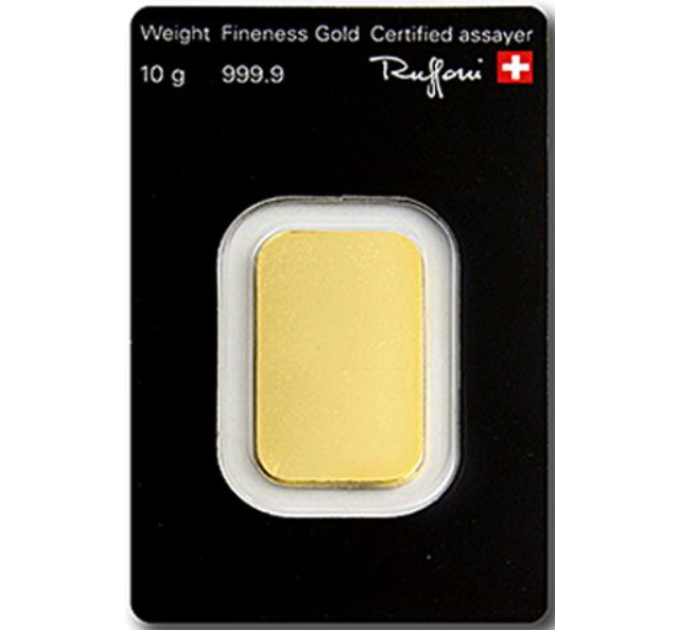 10g Lingotto d'oro Argor Heraeus