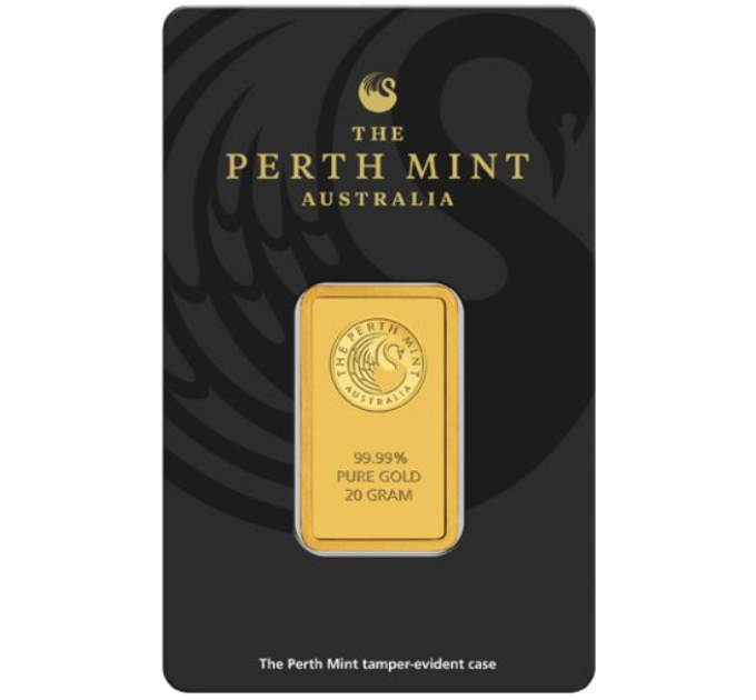 20g Lingotto d'oro Perth Mint