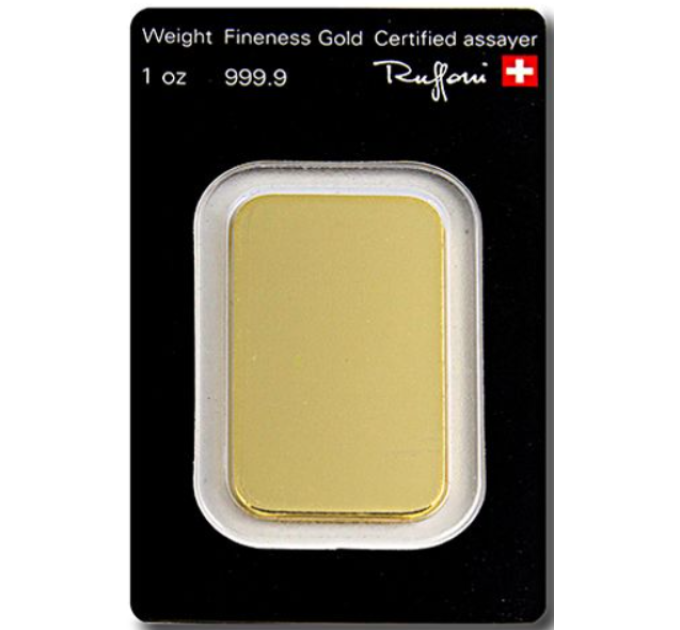 31,1g Lingotto d'oro Argor Heraeus
