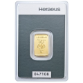 5g Lingotto d'oro Heraeus