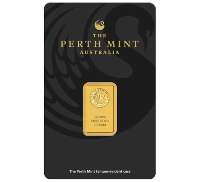 5g Lingotto d'oro Perth Mint