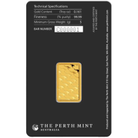 5g Lingotto d'oro Perth Mint