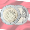 Lettonia 2 euro UNC 2019 - Il Sol Levante