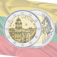 Lituania 2 euro UNC 2017 - Vilnius