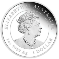 Australia 1 OZ BU 2022 - Anno della Tigre