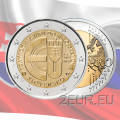 Slovacchia 2 euro UNC 2014 - 10 anni di appartenenza della Slovacchia all'Unione Europea