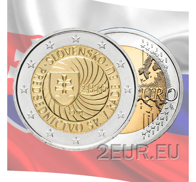 Slovacchia 2 euro UNC 2016 - Presidenza slovacca del Consiglio dell'Unione Europea