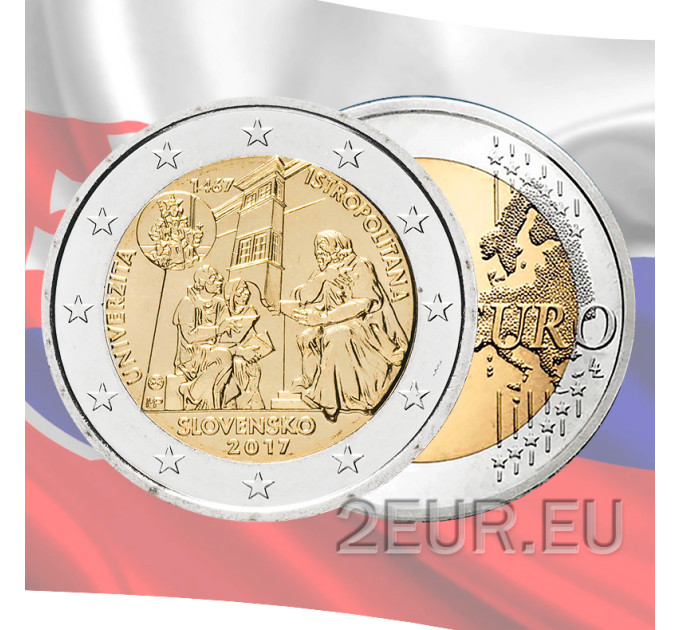Slovacchia 2 euro UNC 2017 - Universitas Istropolitana